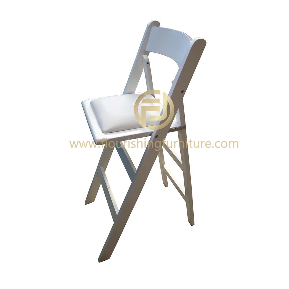 Banquet wood folding bar chair