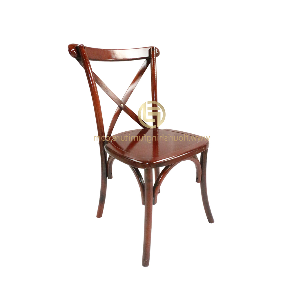 Hot Sale Solid Wood Chair X Cross Back Chair