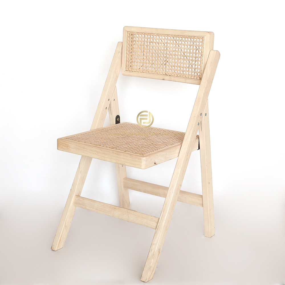 Net back folding chair