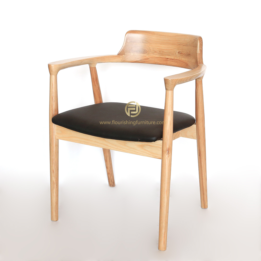 Dining chair with arm/ Wooden Hiroshima Chair